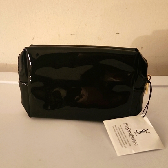 Yves Saint Laurent Leather Key Holder w/Free YSL Makeup Bag - Picture 14 of 14